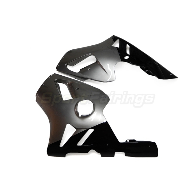 Sportfairings Fairing Kit fit for Kawasaki Ninja ZX12R 2000 - 2001 - Grey Black