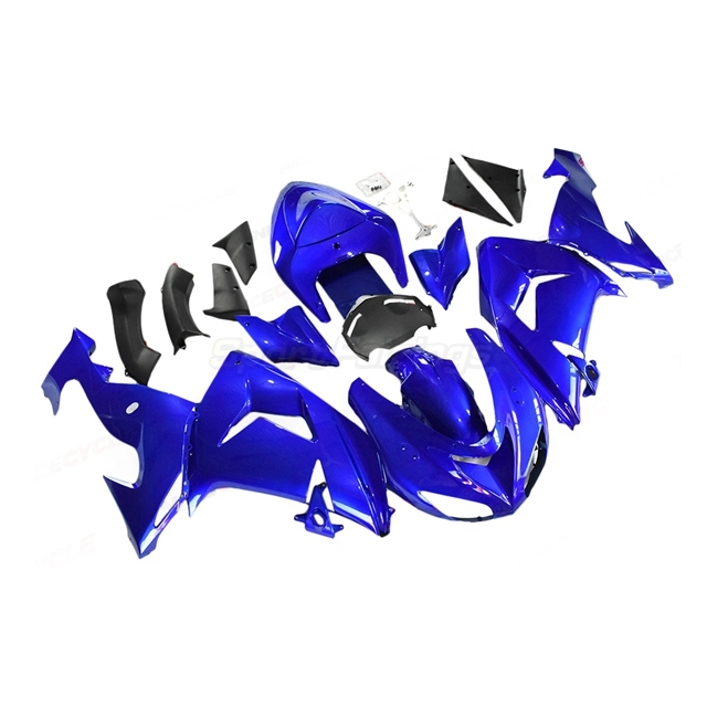 Sportfairings Fairing Kit fit for Kawasaki Ninja ZX10R 2006 - 2007 - Gloss Deep Blue