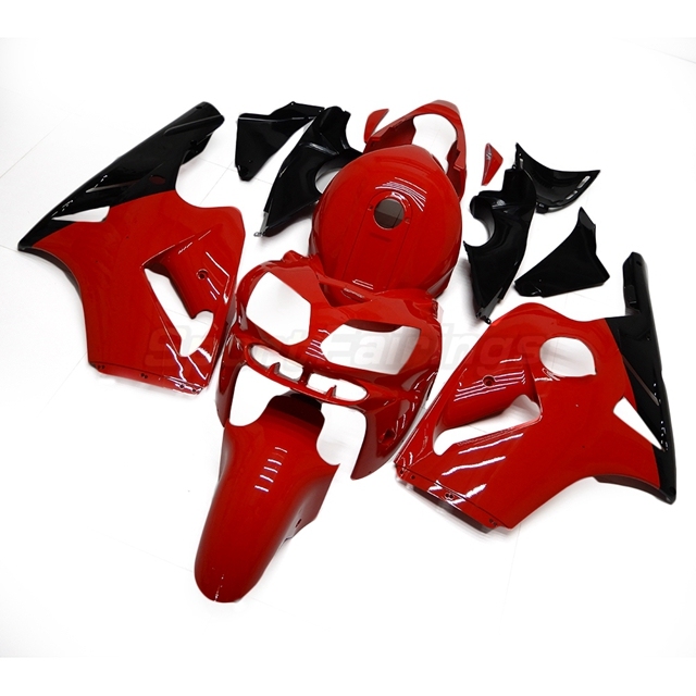 Sportfairings Fairing Kit fit for Kawasaki Ninja ZX12R 2002 - 2006 - Red Black