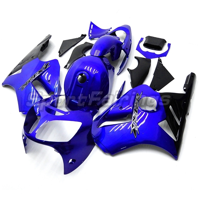 Sportfairings Fairing Kit fit for Kawasaki Ninja ZX12R 2000 - 2001 - Dark Blue with Black Lower