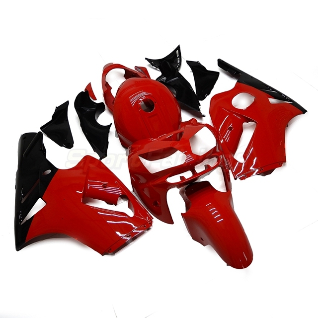 Sportfairings Fairing Kit fit for Kawasaki Ninja ZX12R 2002 - 2006 - Red Black