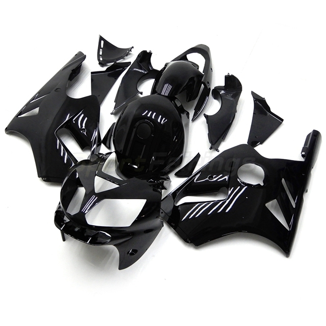 Sportfairings Fairing Kit fit for Kawasaki Ninja ZX12R 2002 - 2006 - Bright Black
