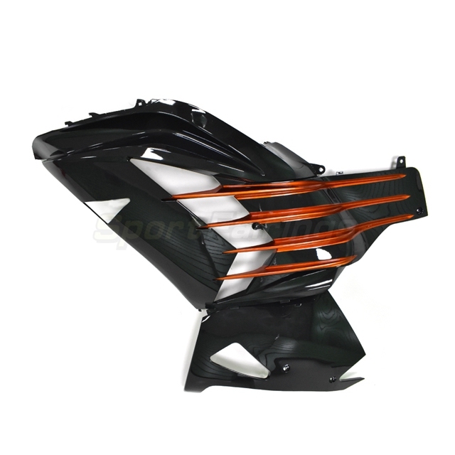 Sportfairings Fairing Kit fit for Kawasaki Ninja ZX14R 2012 - 2021 - Black Orange