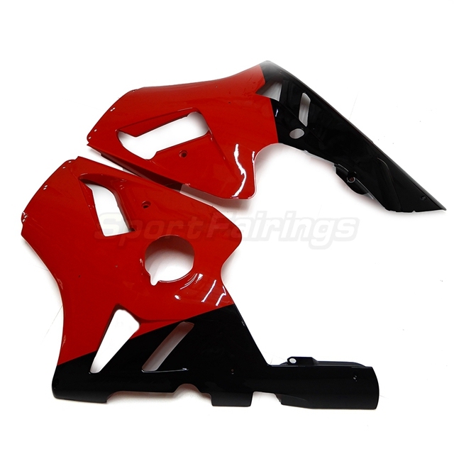 Sportfairings Fairing Kit fit for Kawasaki Ninja ZX12R 2002 - 2006 - Red Black