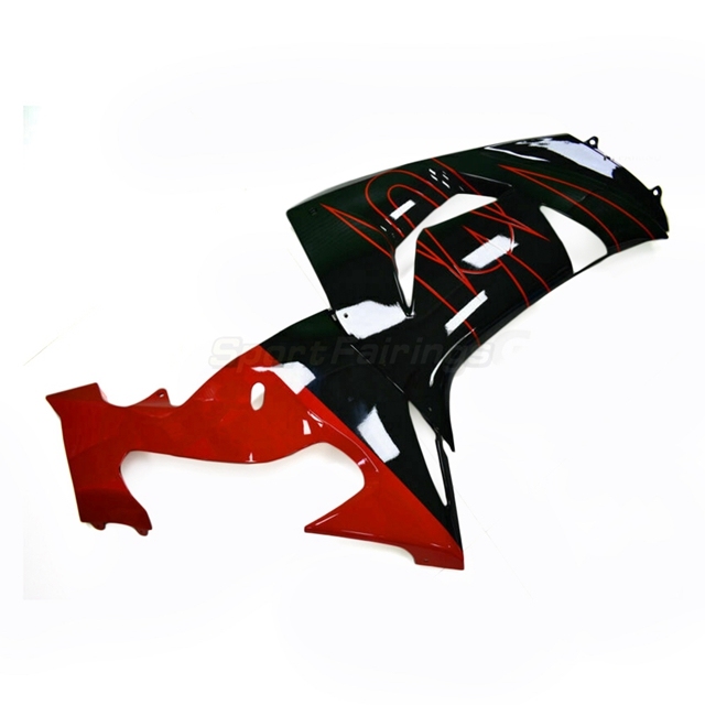 Sportfairings Fairing Kit fit for Kawasaki Ninja ZX10R 2006 - 2007 - Black Red
