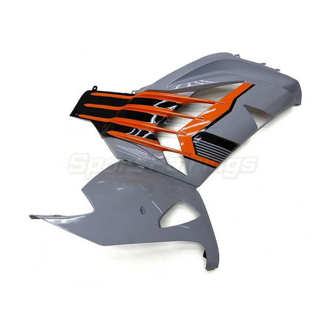 Sportfairings Fairing Kit fit for Kawasaki Ninja ZX14R 2012 - 2021 - Grey Black