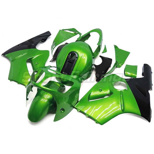 Sportfairings Fairing Kit fit for Kawasaki Ninja ZX12R 2000 - 2001 - Green Black