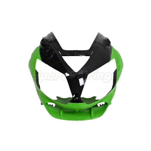 Sportfairings Fairing Kit fit for Kawasaki Ninja ZX12R 2002 - 2006 - Green Black