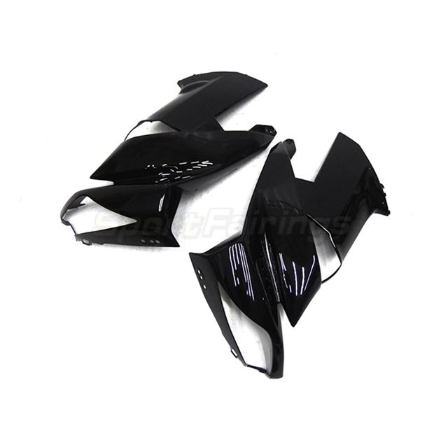 Sportfairings Fairing Kit fit for Kawasaki Ninja 650R 2009 - 2011 - Gloss Black Matte Black