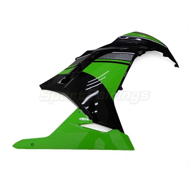 Sportfairings Fairing Kit fit for Kawasaki Ninja 300 2013 - 2017 - Green Black