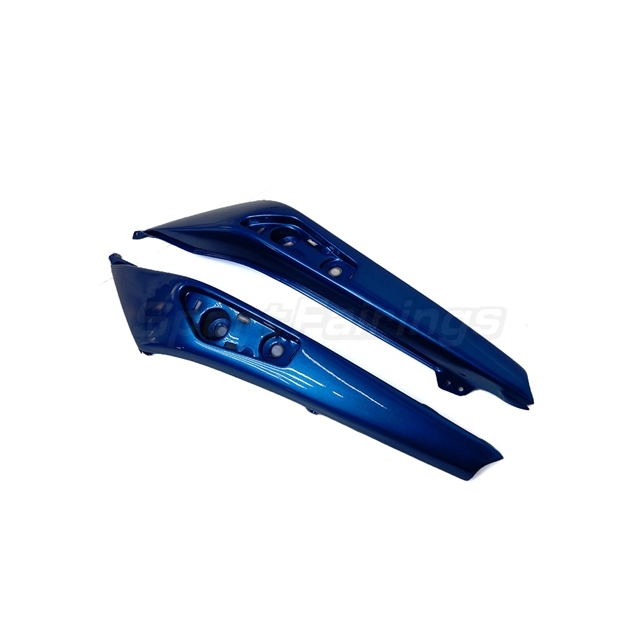 Sportfairings Fairing Kit fit for Kawasaki Ninja 650R 2009 - 2011 - Dark Blue Black