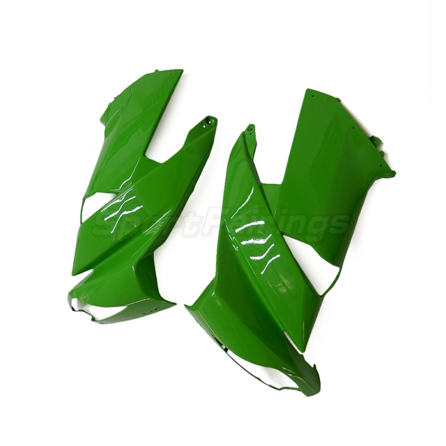Sportfairings Fairing Kit fit for Kawasaki Ninja 650R 2009 - 2011 - Green Black