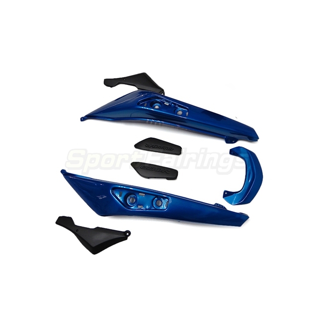 Sportfairings Fairing Kit fit for Kawasaki Ninja 650R 2009 - 2011 - Dark Blue Black