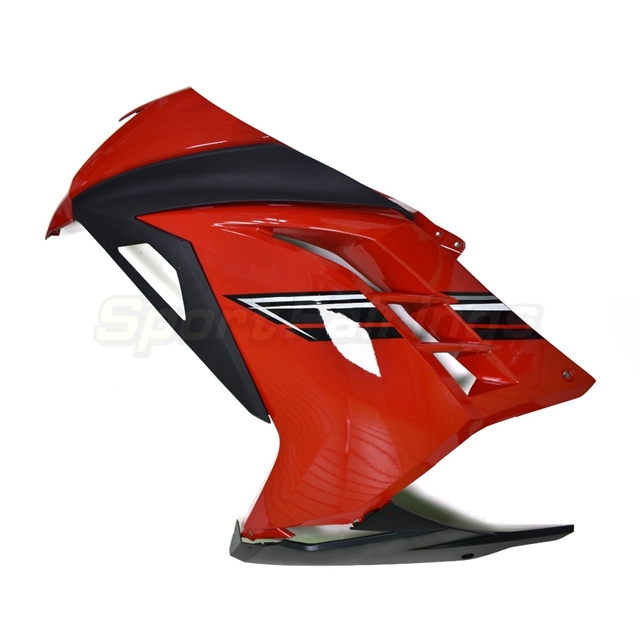 Sportfairings Fairing Kit fit for Kawasaki Ninja 300 2013 - 2017 - Red Black
