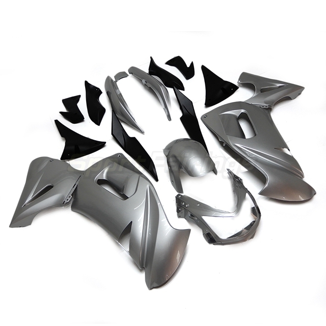 Sportfairings Fairing Kit fit for Kawasaki Ninja 650R 2006 - 2008 - Silver
