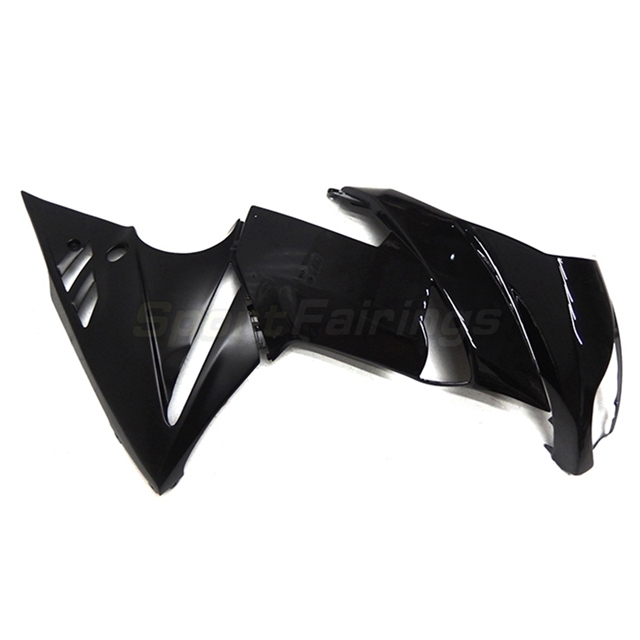 Sportfairings Fairing Kit fit for Kawasaki Ninja 650R 2009 - 2011 - Gloss Black Matte Black