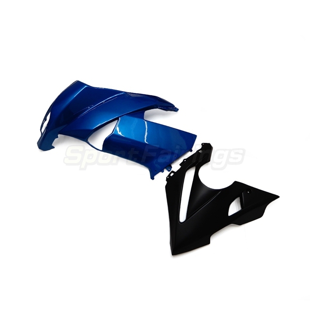 Sportfairings Fairing Kit fit for Kawasaki Ninja 650R 2009 - 2011 - Dark Blue Black