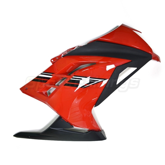 Sportfairings Fairing Kit fit for Kawasaki Ninja 300 2013 - 2017 - Red Black