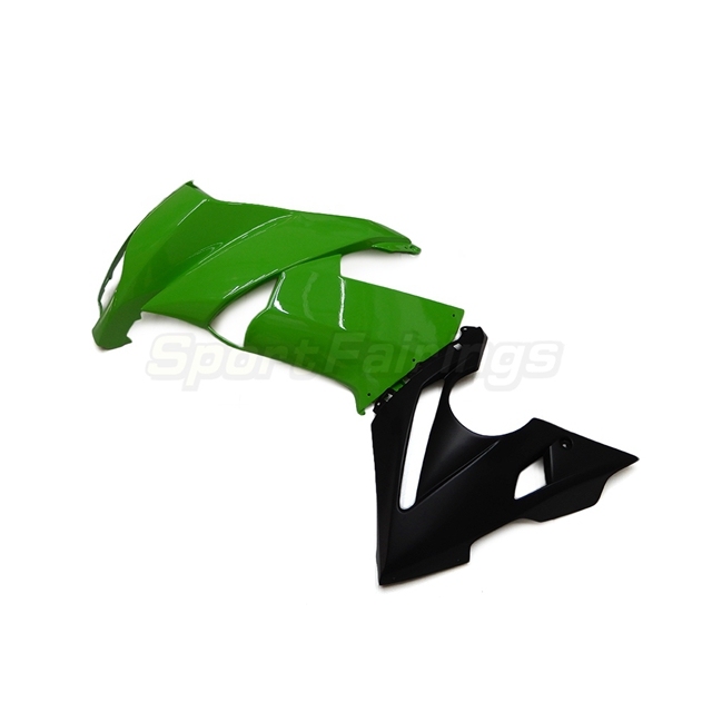 Sportfairings Fairing Kit fit for Kawasaki Ninja 650R 2009 - 2011 - Green Black