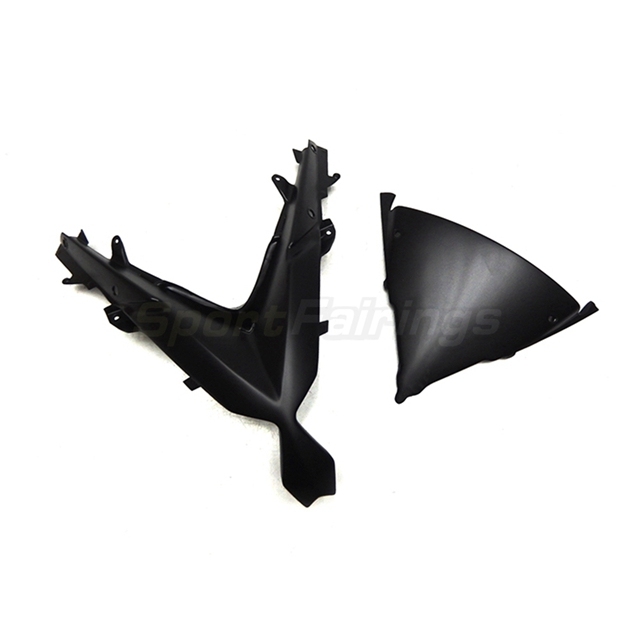 Sportfairings Fairing Kit fit for Kawasaki Ninja 650R 2009 - 2011 - Gloss Black Matte Black