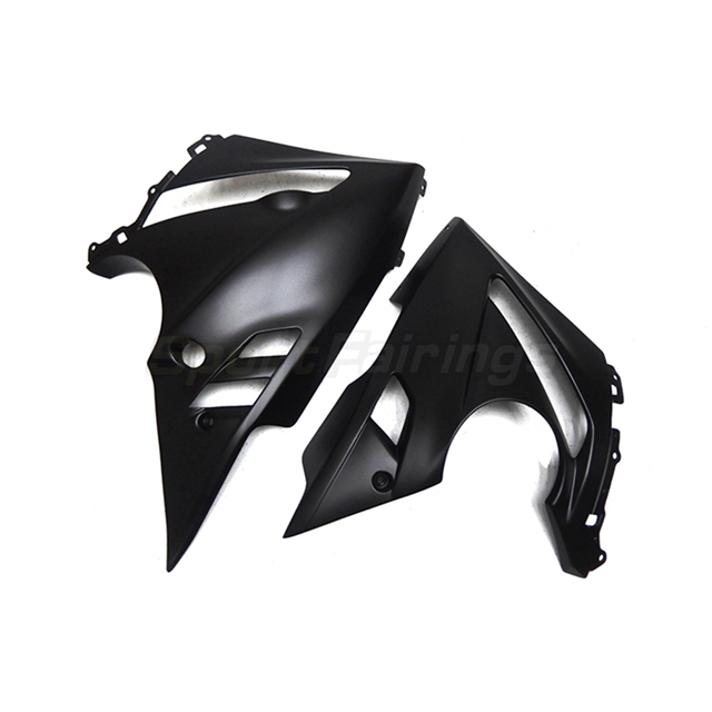 Sportfairings Fairing Kit fit for Kawasaki Ninja 650R 2009 - 2011 - Gloss Black Matte Black