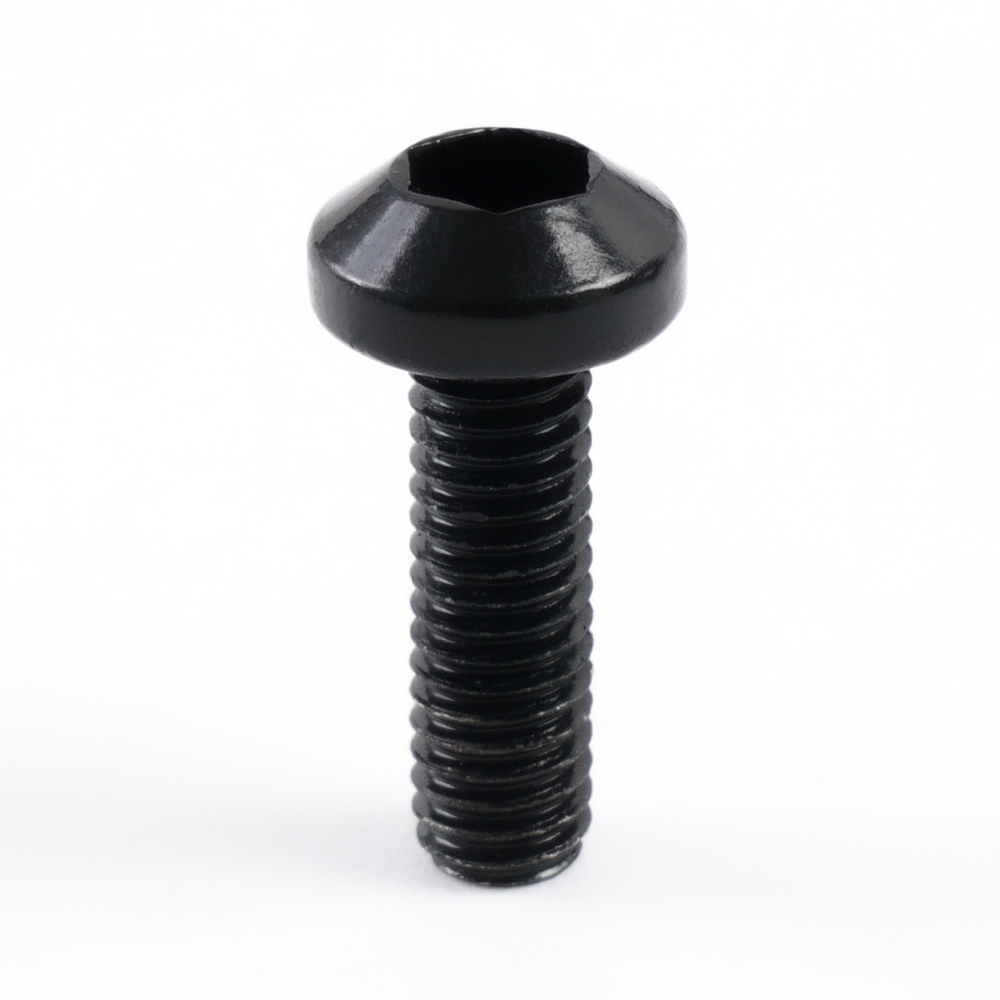 Sportfairings Universal Aluminum Round Smooth Windshield Bolts - Black