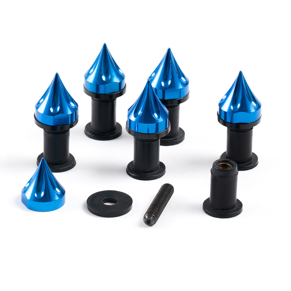 Sportfairings Universal Aluminum Windshield Bolts - Blue