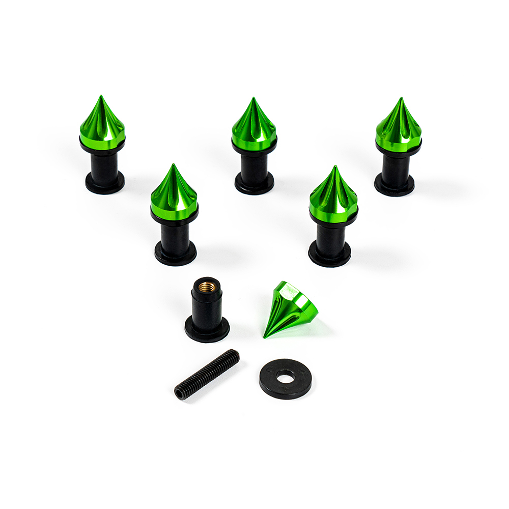 Sportfairings Universal Aluminum Windshield Bolts - Green