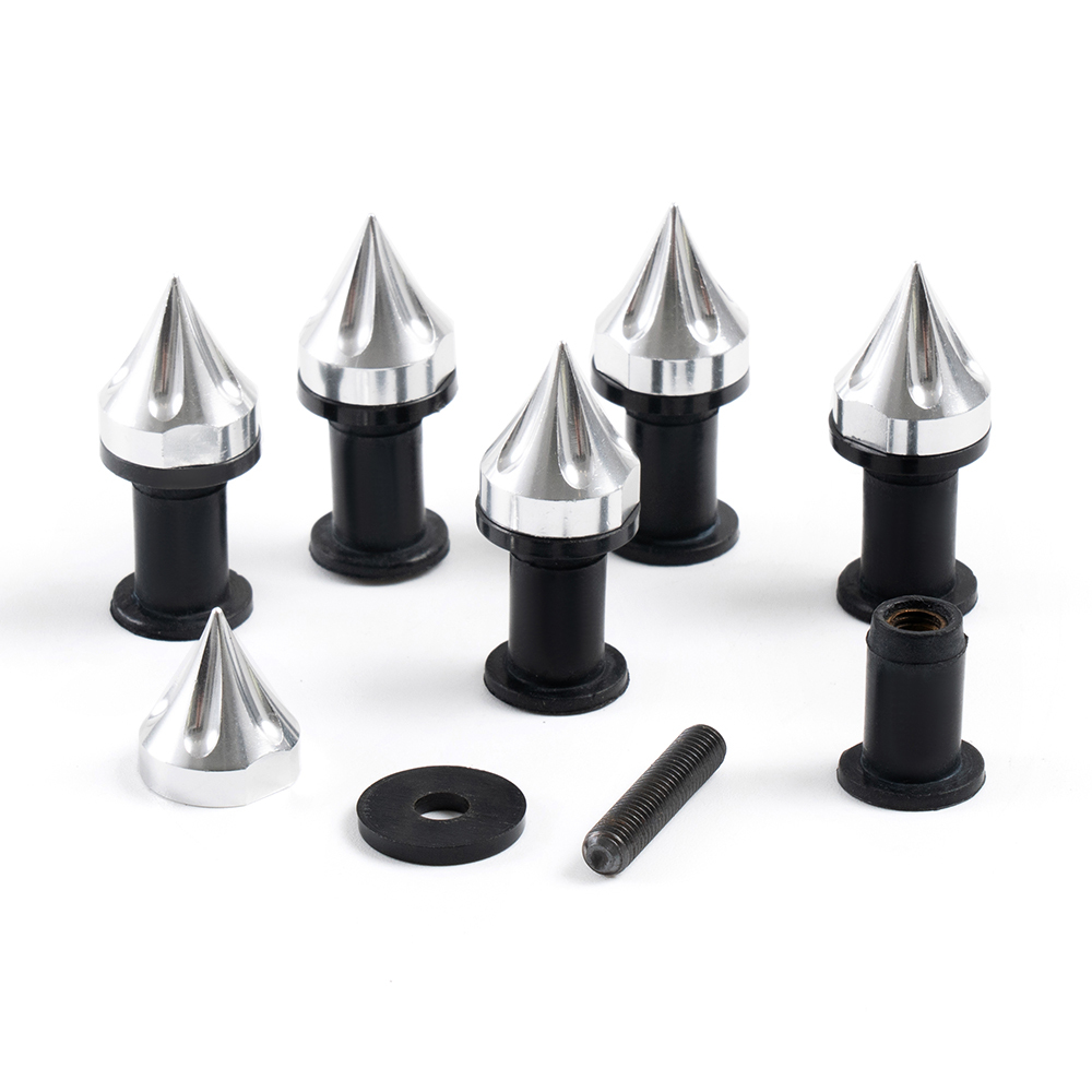 Sportfairings Universal Aluminum Windshield Bolts - Silver