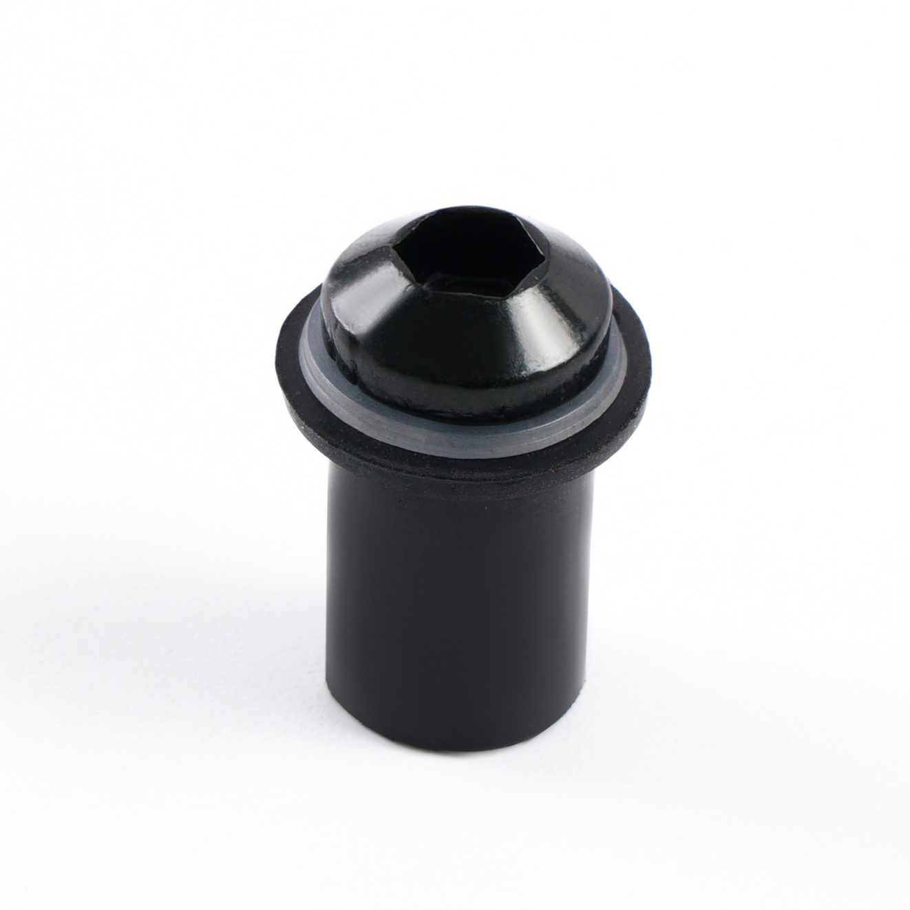 Sportfairings Universal Aluminum Round Smooth Windshield Bolts - Black