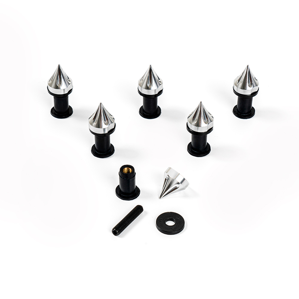 Sportfairings Universal Aluminum Windshield Bolts - Silver