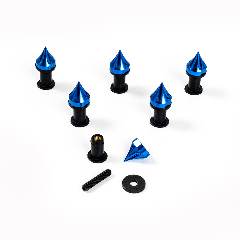 Sportfairings Universal Aluminum Windshield Bolts - Blue