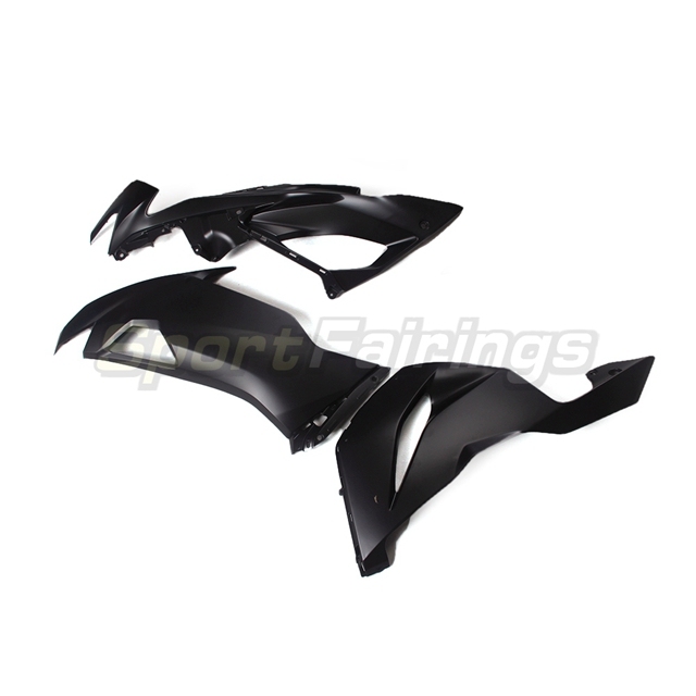 Sportfairings Fairing Kit fit for Kawasaki Ninja ZX6R 2019 - 2020 - Matte Blalck