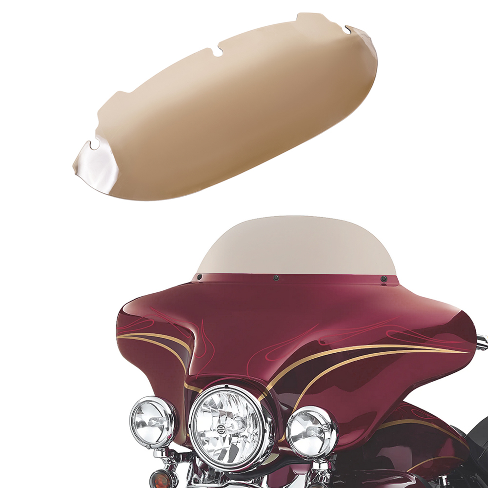 US Stock Yellow 7'' Windshield Windscreen for Harley Touring Street Electra Ultra Glide 2014 15 16 17 18 19 20 21 22 2023