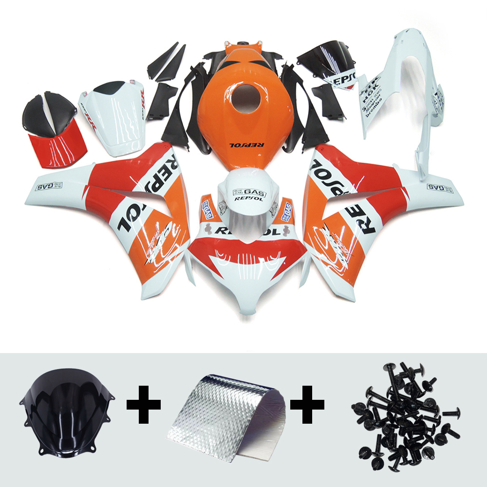Fairing Kit fit for Honda CBR1000RR 2008 - 2011 - orange red white