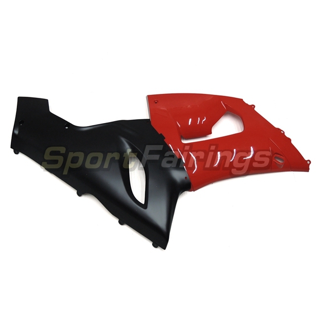 Sportfairings Fairing Kit fit for Kawasaki Ninja ZX6R 2005 - 2006 - Red with Black Lower