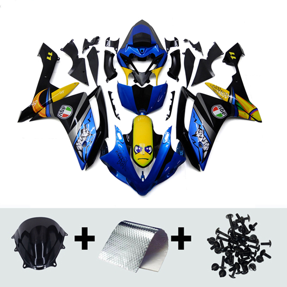 Blue Shark ABS Fairing kit for Yamaha YZF R1 2007 2008