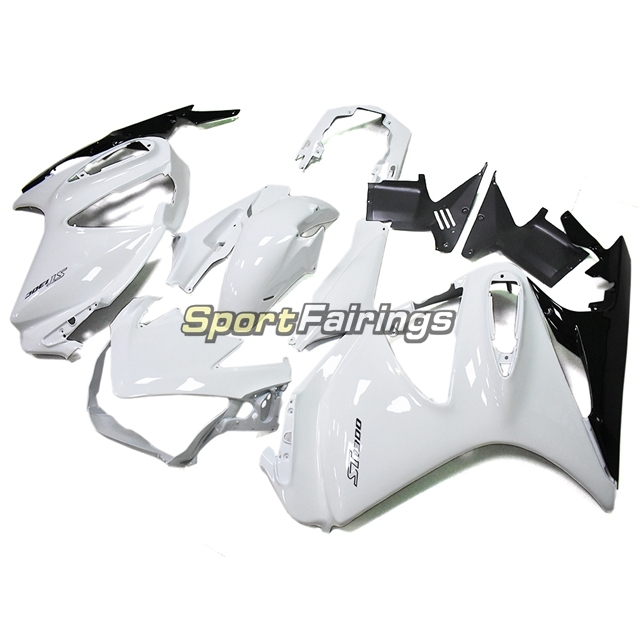 Sportfairings Fairing Kit Fit For Honda STX1300 2002 - 2006 - White & Black Lower Belly