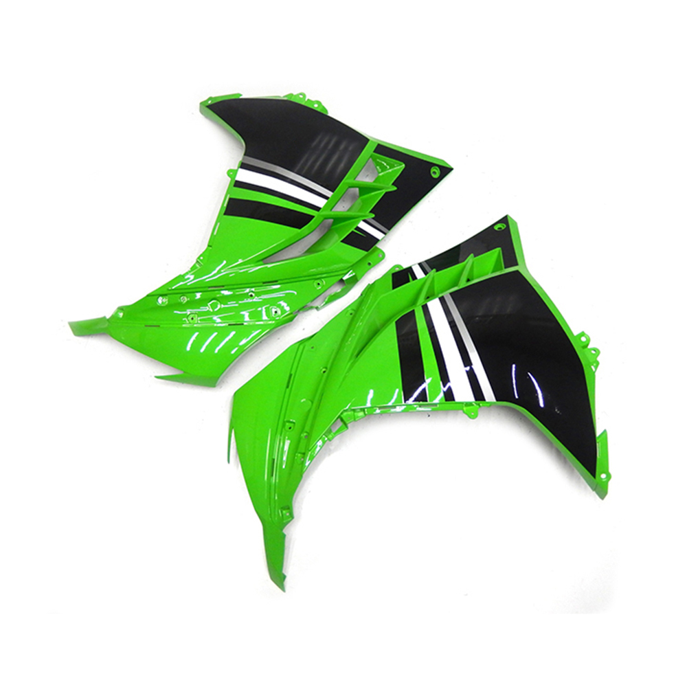 Sportfairings Fairing Kit fit for Kawasaki Ninja 300 2013 - 2017 - Green Black