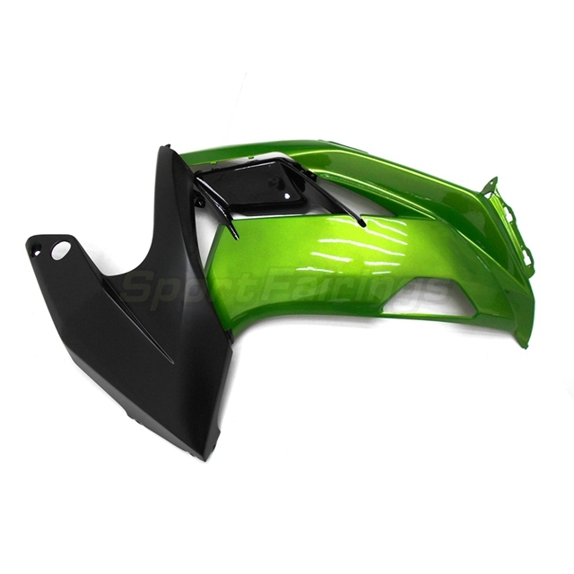 Sportfairings Full Fairing Kit fit for Kawasaki ER-6F Ninja 650 2012 - 2016 - Glossy Green Black