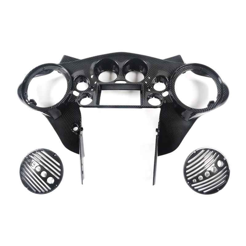 Inner Fairing with 8" Speaker Pods Double DIN Batwing Fairing Fit for Harley Touring 1998-2013