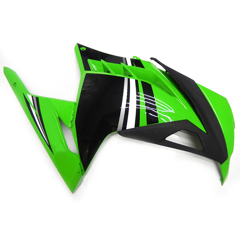 Sportfairings Fairing Kit fit for Kawasaki Ninja 300 2013 - 2017 - Green Black