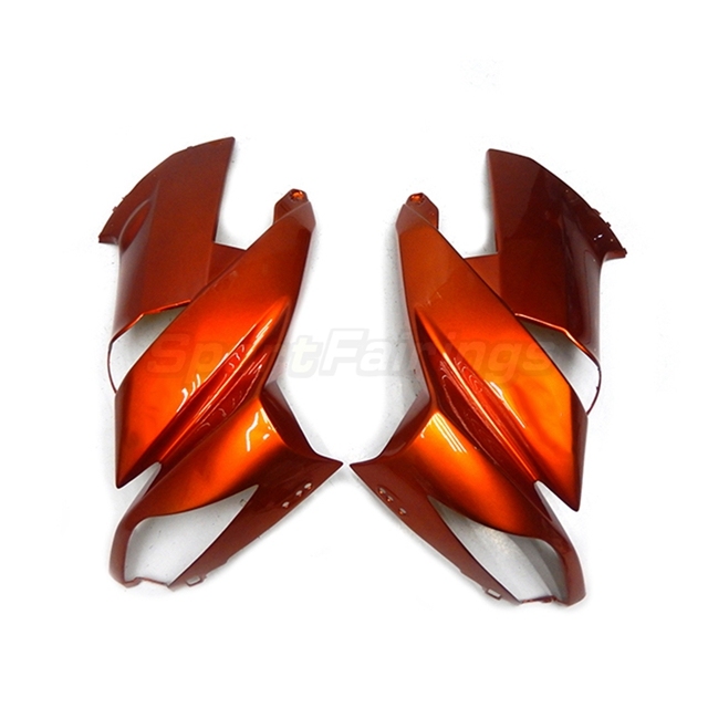 Sportfairings Full Fairing Kit Fit for Kawasaki ER-6F Ninja 650r 2009 - 2011 - Glossy Orange Black
