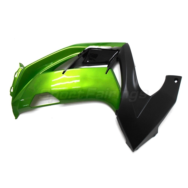 Sportfairings Full Fairing Kit fit for Kawasaki ER-6F Ninja 650 2012 - 2016 - Glossy Green Black