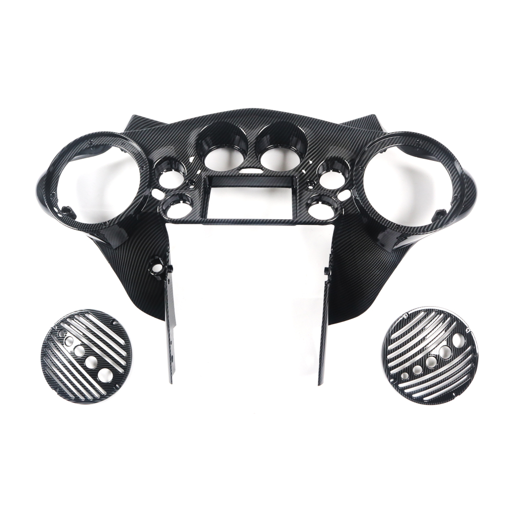 Inner Fairing with 8" Speaker Pods Double DIN Batwing Fairing Fit for Harley Touring 1998-2013
