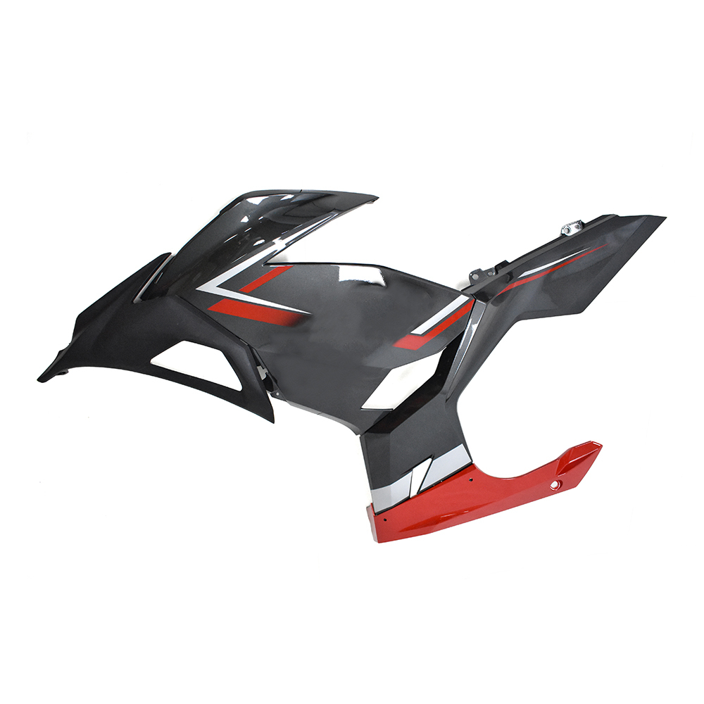 ABS Plastic Full Fairings Kit Fit For Kawasaki Ninja 400 NINJA400 2018 - 2023 - Gloss Red Black