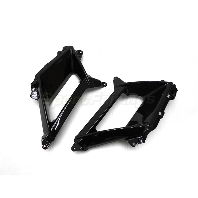 Sportfairings Full Fairing Kit fit for Kawasaki ER-6F Ninja 650 2012 - 2016 - Glossy Green Black