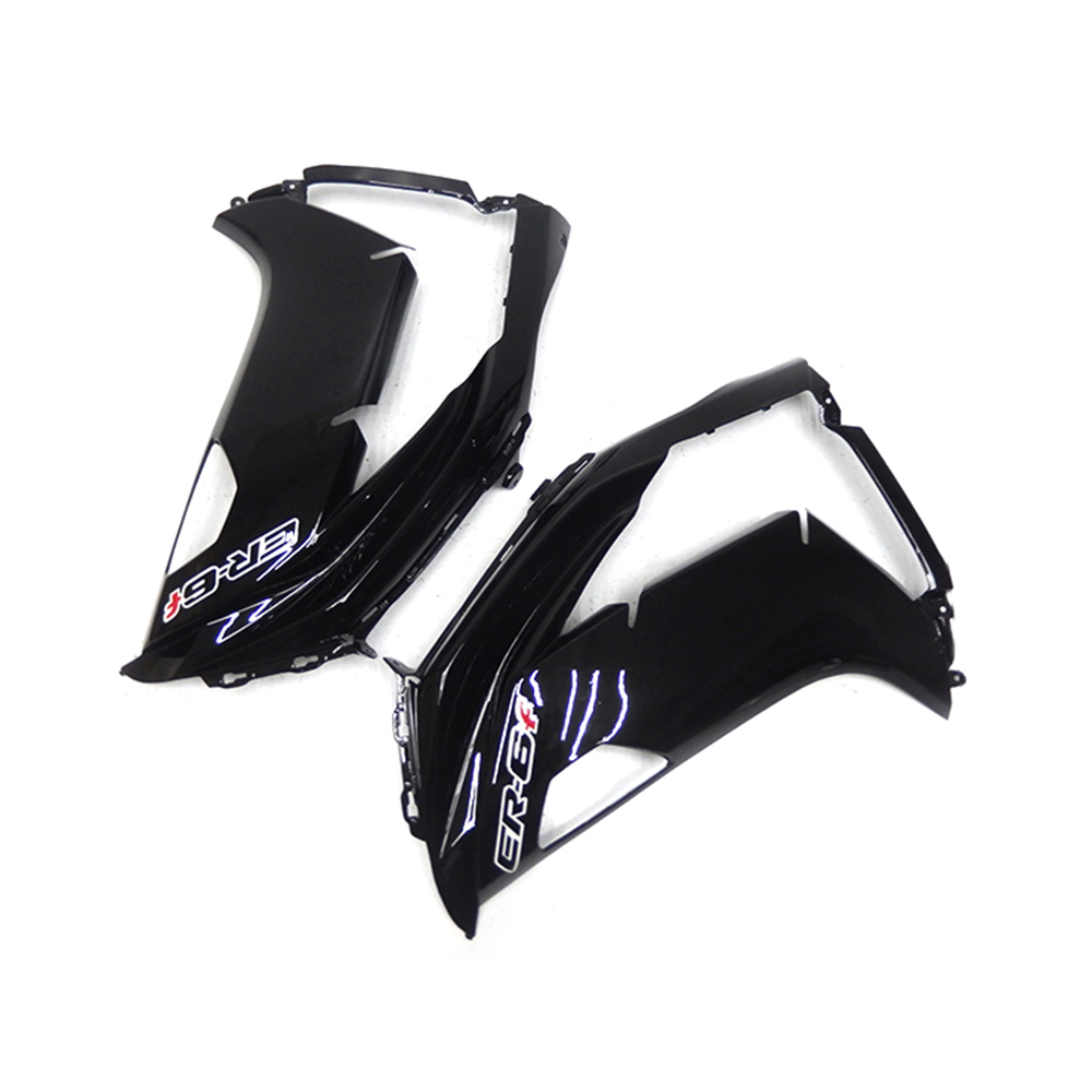 Sportfairings Full Fairing Kit fit for Kawasaki ER-6F Ninja 650 2012 - 2016 - Glossy Black