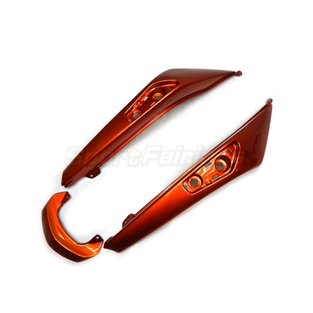 Sportfairings Full Fairing Kit Fit for Kawasaki ER-6F Ninja 650r 2009 - 2011 - Glossy Orange Black