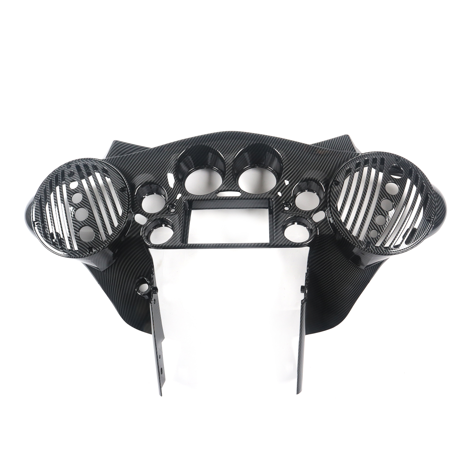 Inner Fairing with 8" Speaker Pods Double DIN Batwing Fairing Fit for Harley Touring 1998-2013